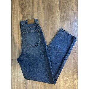 Madewell The Perfect Vintage Jean Women's Blue Straight High Rise Denim Jeans 29